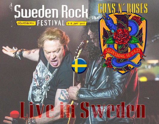 Guns N' Roses / Europe Tour 2022 Sweden Rock Festival Norje Havsbad (3CDR)