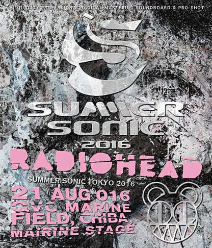 RADIOHEAD / SUMMER SONIC TOKYO 2016 (2CDR+1DVDR)