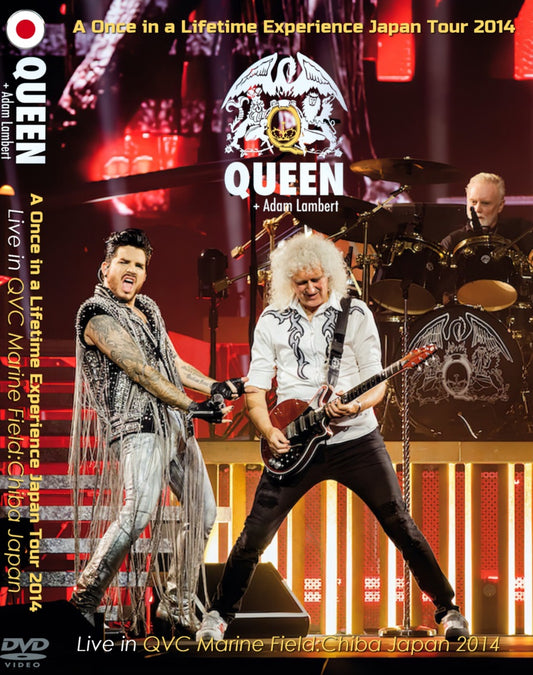 Queen + Adam Lambert / A Once in a Lifetime Experience Japan Tour 2014 PRO SHOT (1DVDR)