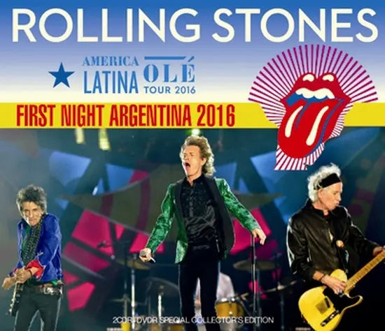 THE ROLLING STONES / America Latina Ole Tour 2016 First Night Argentina (2CDR+1DVDR)