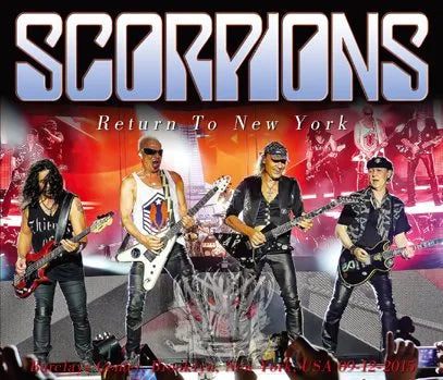 SCORPIONS / RETURN TO NEW YORK Soundboard PRO shot (2CDR+DVDR)