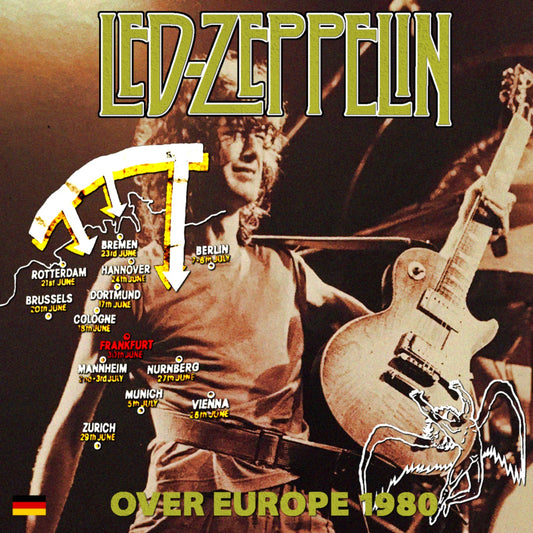 Led Zeppelin / Tour Over Europe 1980 show 10th (2CDR)
