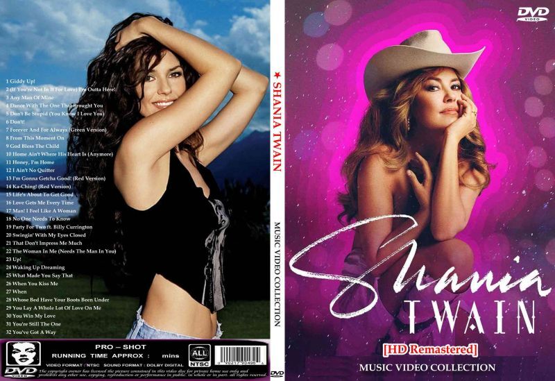 Shania Twain / MUSIC VIDEO COLLECTION (1DVDR) Unprinted white disc
