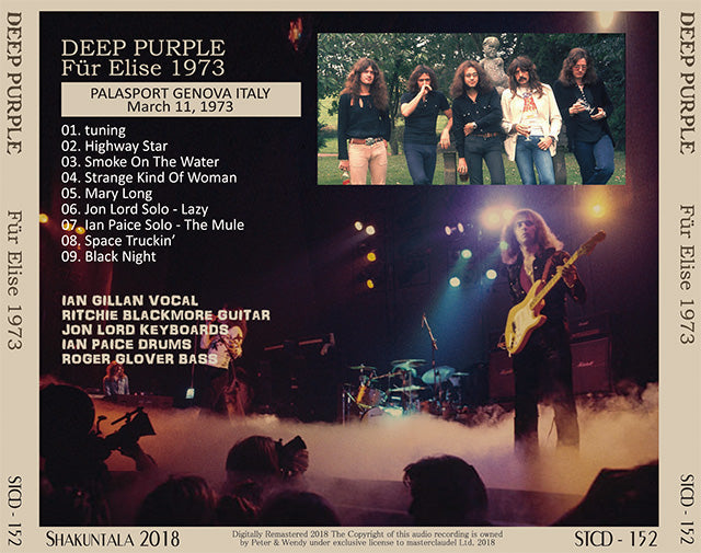 DEEP PURPLE FOR ELISE 1973 �y1CD�z