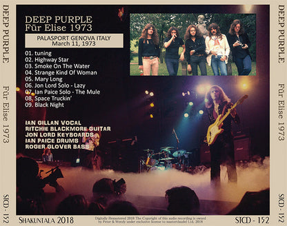 DEEP PURPLE FOR ELISE 1973 �y1CD�z
