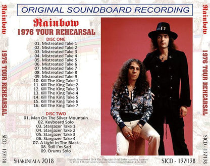 RAINBOW 1976 TOUR REHEARSAL �y2CD�z