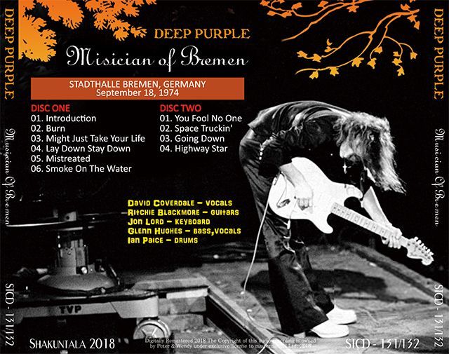 DEEP PURPLE / MUSICIAN OF BREMEN 1974 �y2CD�z