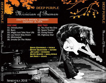 DEEP PURPLE / MUSICIAN OF BREMEN 1974 �y2CD�z