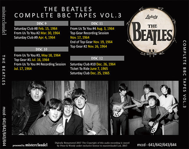 THE BEATLES / COMPLETE BBC TAPES Vol.3 【4CD＋BOOK】