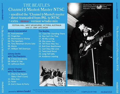 THE BEATLES / CHANNEL 9 MASTER'S MASTER NTSC 【DVD】