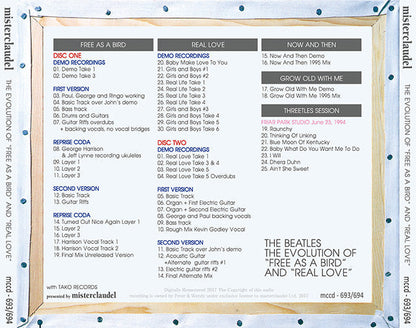 THE BEATLES / THE EVOLUTION OF "FREE AS A BIRD" and "REAL LOVE" 【2CD】