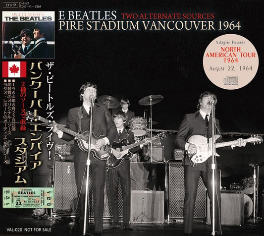 THE BEATLES / EMPIRE STADIUM VANCOUVER 1964 【CD、E"<span data-mce-fragment=""1"">DISC ONE</span><br data-mce-fragment=""1""><span data-mce-fragment=""1"">EMPIRE STADIUM VANCOUVER CANADA AUGUST 22