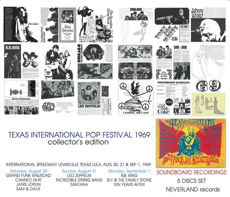 LED ZEPPELIN / TEXAS INTERNATIONAL POP FESTIVAL 【5CD】