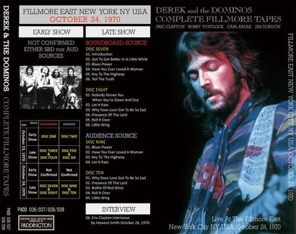 DEREK & THE DOMINOS / COMPLETE FILLMORE TAPES �y10CD�z