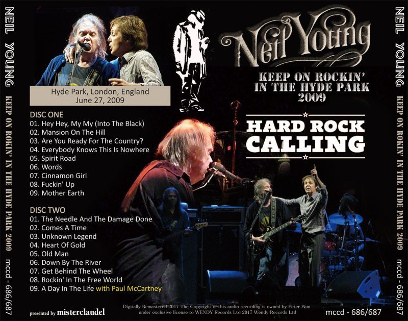 NEIL YOUNG / KEEP ON ROCKIN' IN THE HYDE PARK 2009 �y2CD�zPaul McCartney