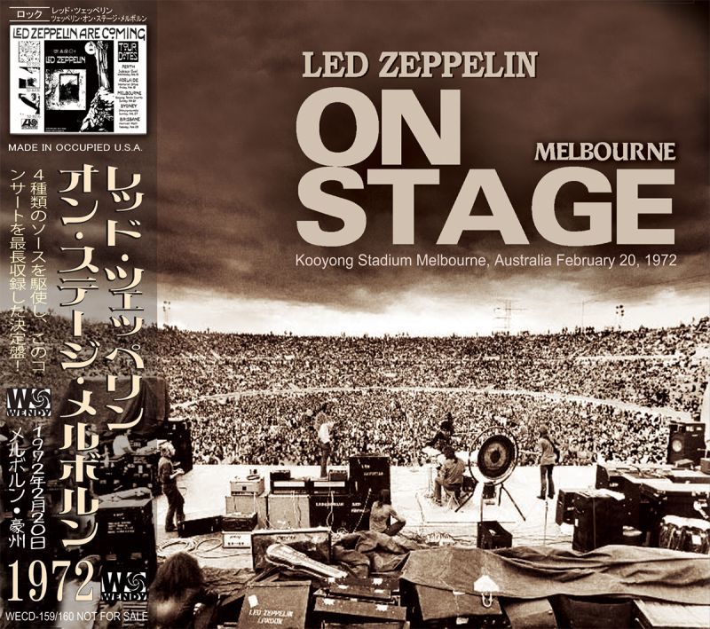 LED ZEPPELIN / ON STAGE MELBOURNE 【2CD】