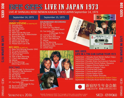 BEE GEES / LIVE IN JAPAN 1973 �y2CD�z