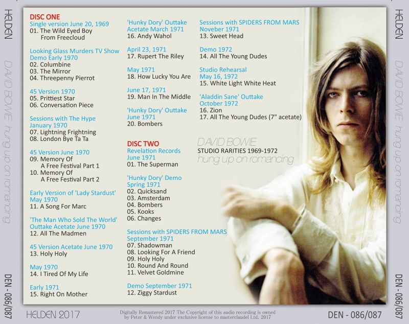 DAVID BOWIE / HUNG UP ON ROMANCING 【2CD】