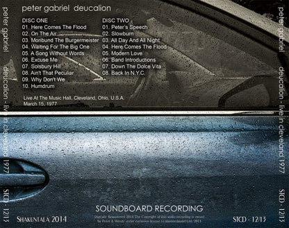 PETER GABRIEL / DEUCALION �y2CD�z