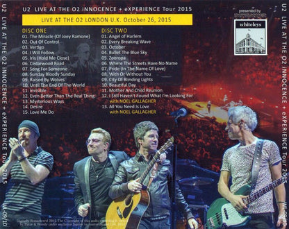 U2 / LIVE AT THE O2 2015 �y2CD�z