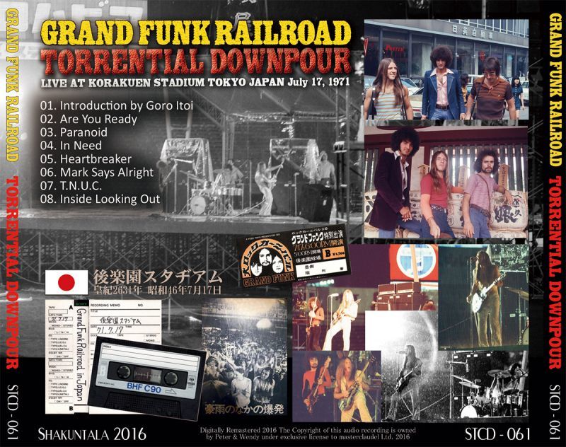 GRAND FUNK RAILROAD / TORRENTIAL DOWNPOUR 1971 �y1CD�z