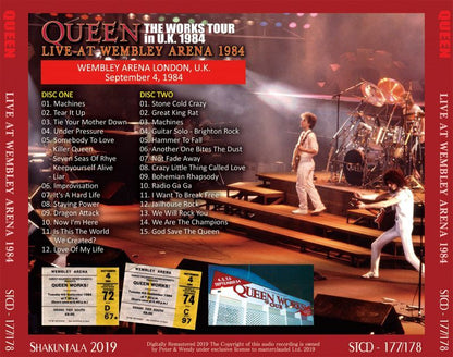 QUEEN / LIVE AT WEMBLEY ARENA 1984 �y2CD�z