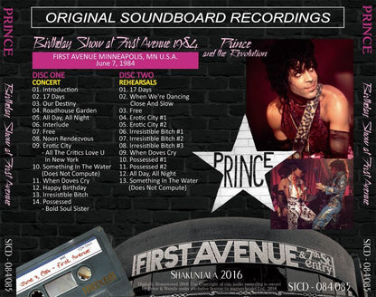 PRINCE / BIRTHDAY SHOW AT FIRST AVENUE 1984 �y2CD�z