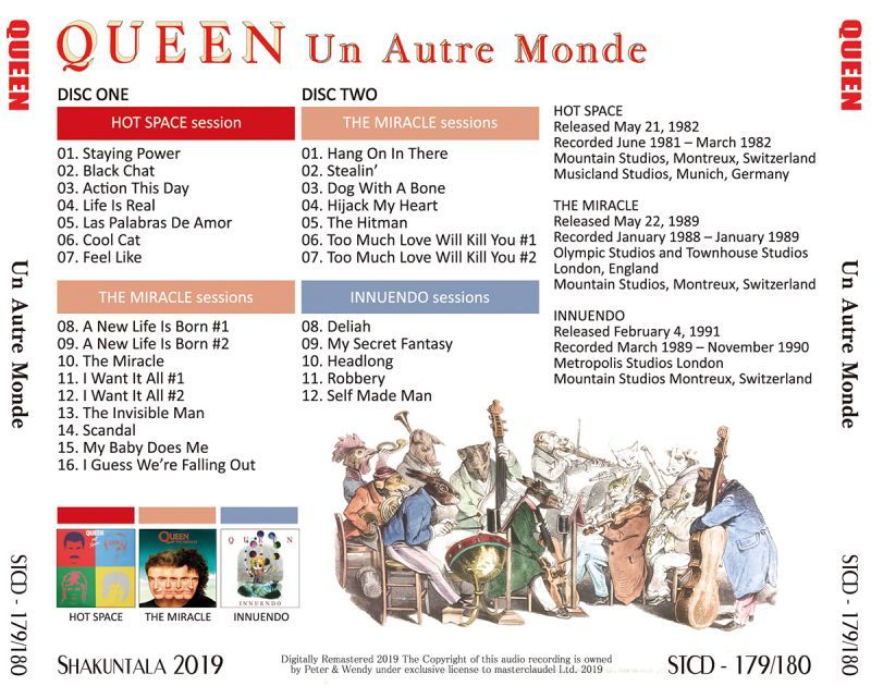 QUEEN / UN AUTRE MONDE - OUTTAKES & DEMOS - �y2CD�z