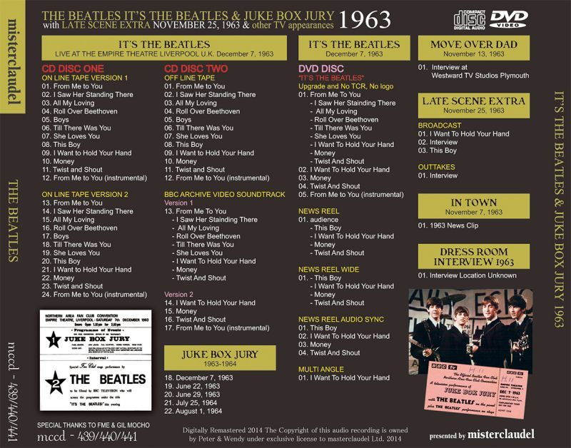 THE BEATLES / LIVE IN STOCKHOLM SWEDEN 1964 【CD】