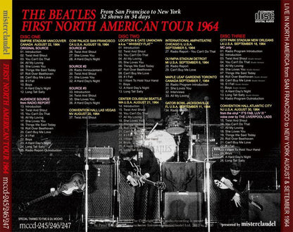 THE BEATLES / FIRST NORTH AMERICAN TOUR 1964 【3CD+2DVD】