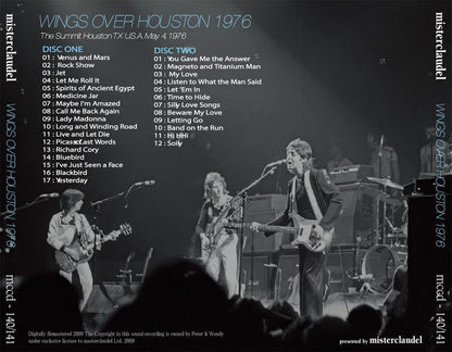 PAUL McCARTNEY / WINGS OVER HOUSTON 【2CD】