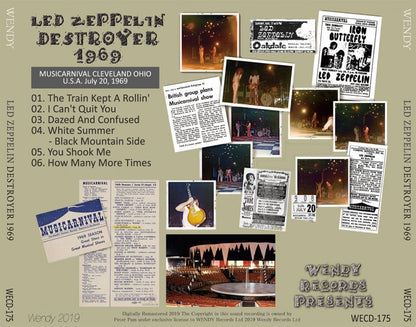 LED ZEPPELIN / DESTROYER 1969 【CD】