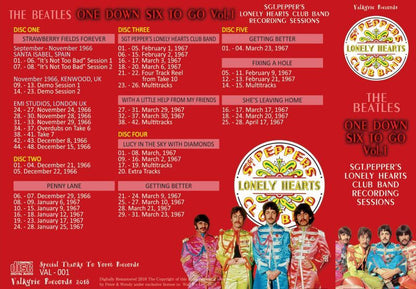 THE BEATLES / ONE DOWN, SIX TO GO Vol.1 【5CD】