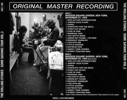 THE ROLLING STONES / SOME SATANIC TOUR VOL.3 (2CD) DAC-199