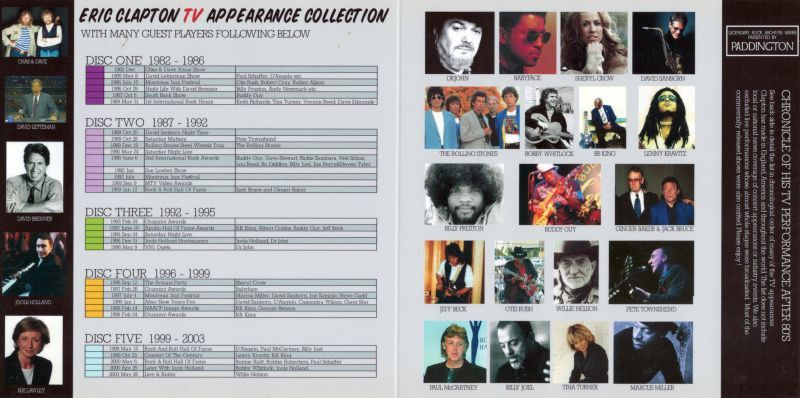 ERIC CLAPTON / TV APPEARANCE COLLECTION �y5CD�z