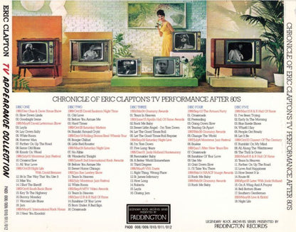 ERIC CLAPTON / TV APPEARANCE COLLECTION �y5CD�z