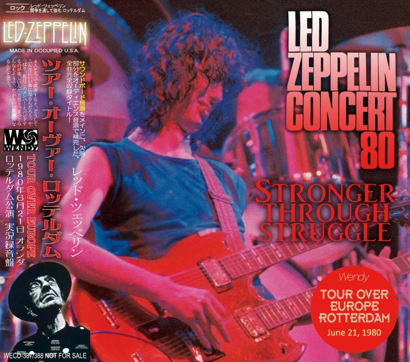LED ZEPPELIN / 1980 STRONGER THROUGH STRUGGLE (2CD)