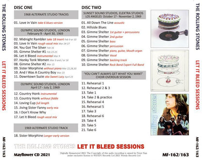 THE ROLLING STONES / LET IT BLEED SESSIONS (2CD)