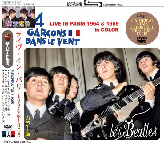THE BEATLES / LIVE IN PARIS 1964 & 1965 IN COLOR (1DVD)
