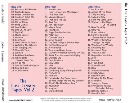 JOHN LENNON THE LOST LENNON TAPES VOL.2 3CD