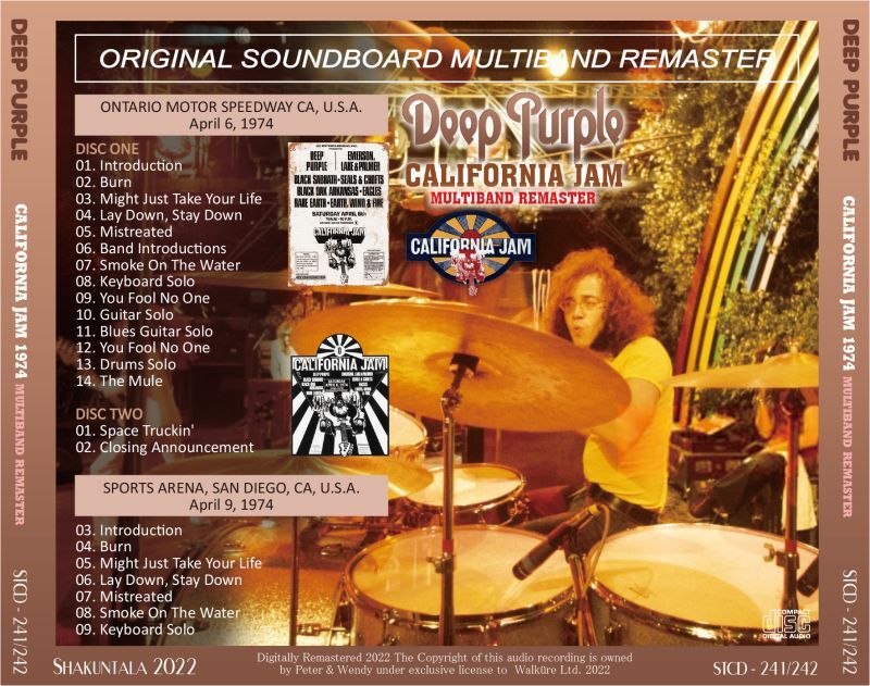DEEP PURPLE / 1974 CALIFORNIA JAM MULTIBAND REMASTER (2CD)