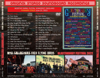 NOEL GALLAGHER / GLASTONBURY FESTIVAL 2022  (1CD+1DVD)