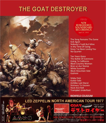 LED ZEPPELIN / 1977 THE GOAT DESTROYER (3CD)