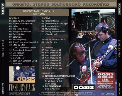 OASIS / 2002 FINSBURY PARK (5CD)