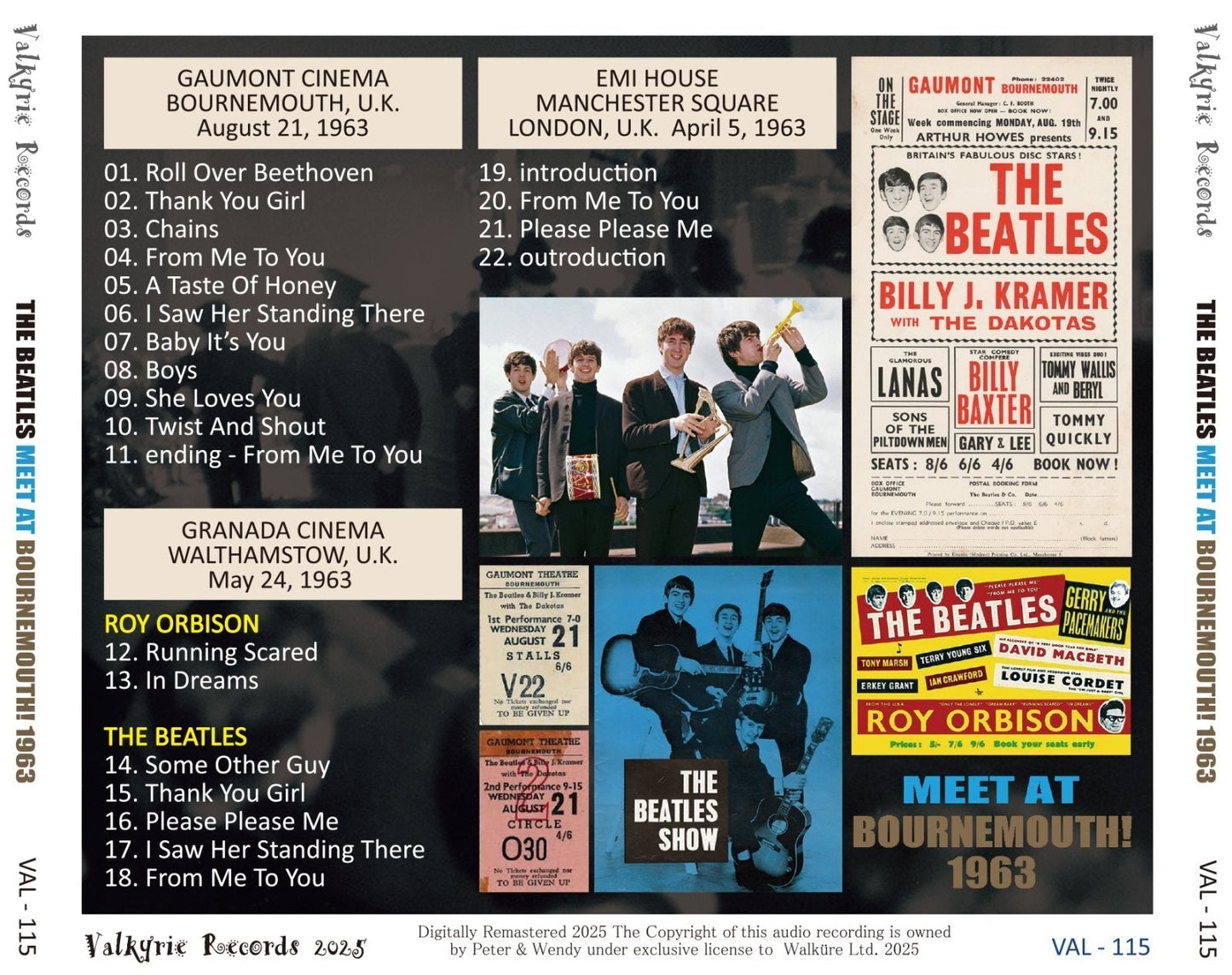 THE BEATLES / 1963 MEET AT BOURNEMOUTH (1CD)