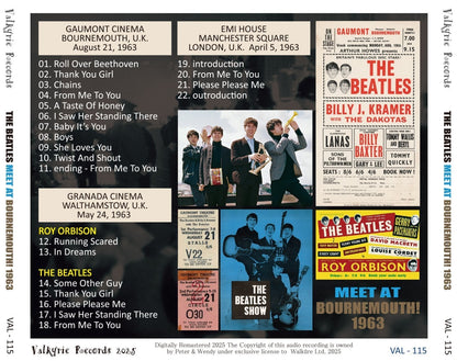 THE BEATLES / 1963 MEET AT BOURNEMOUTH (1CD)