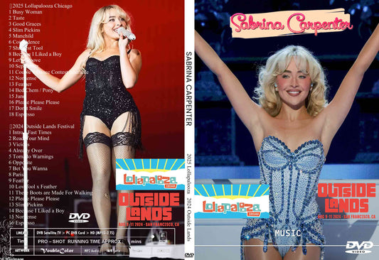 Sabrina Carpenter / 2025 Lollapalooza 2024 Outside Sabrina Carpenter (1DVDR)