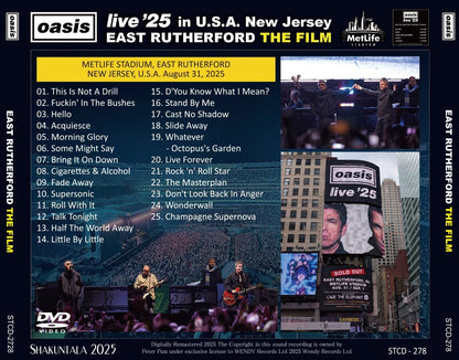 OASIS / 2025 EAST RUTHERFORD THE FILM (1DVD)