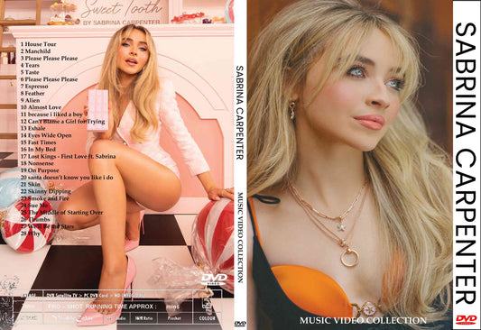 Sabrina Carpenter / Music Video Collection (1DVDR) Label less White disc
