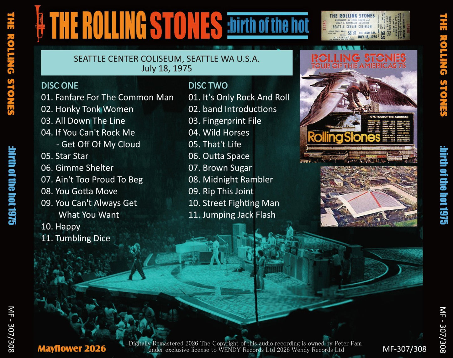 THE ROLLING STONES / 1975 BIRTH OF THE HOT (2CD)
